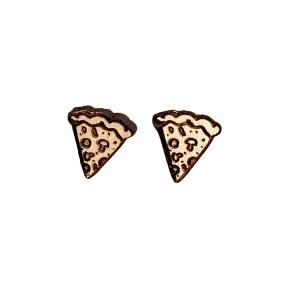 Pizza Stud Earrings